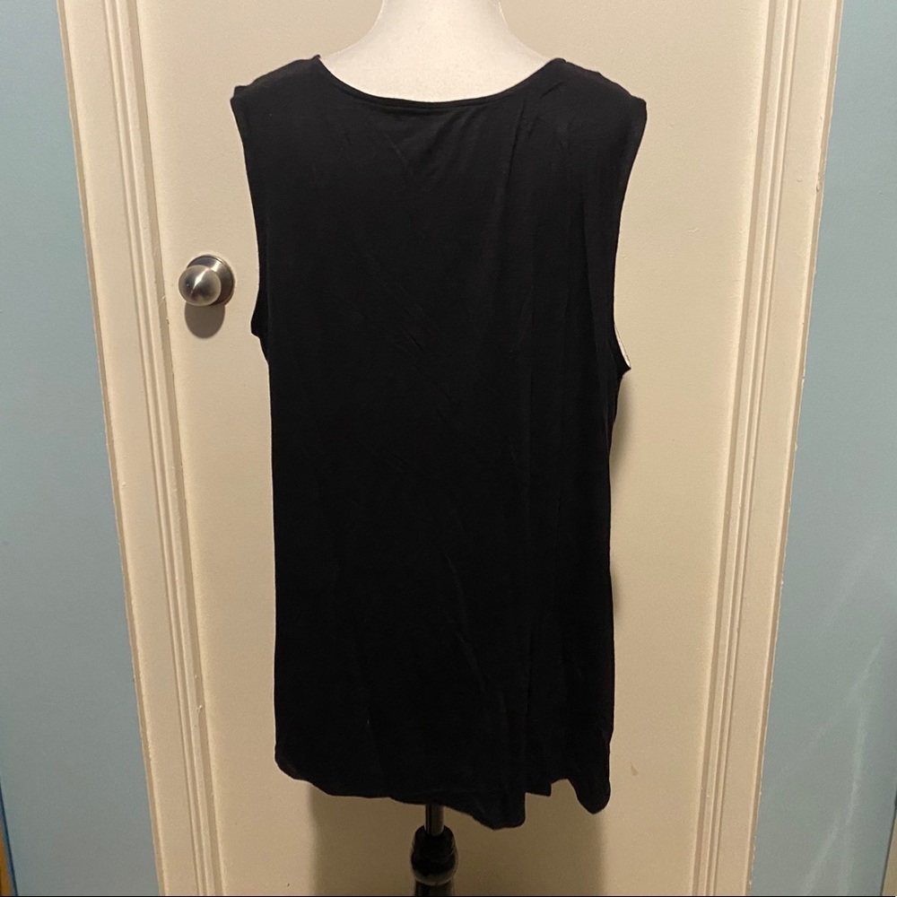 ADDITION ELLE SLEEVELESS PLEATED TOP - Picture 6 of 13